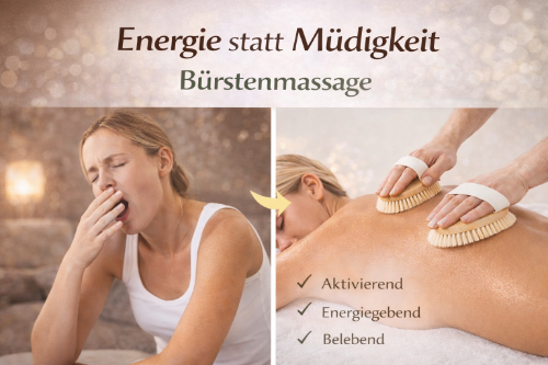 Bürstenmassage - spürbare Frische und neue Energie