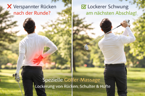 Durchblutung und Lymphfluss fördern mit einer Golfmassage von Fobbe