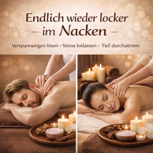 Rücken- und Nackenmassage Rücken- und Nackenmassage
