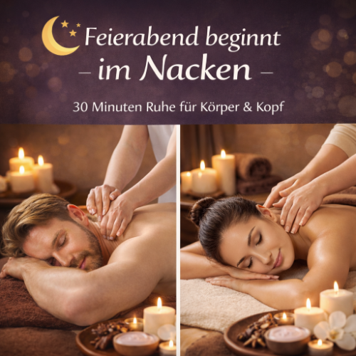 Rücken- und Nackenmassage - Förderung der Durchblutung Rücken- und Nackenmassage - Förderung der Durchblutung